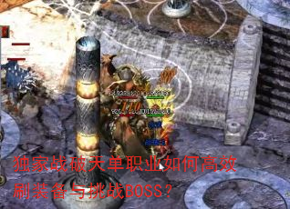 ս쵥ְҵθЧˢװսBOSS