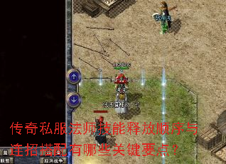 传奇私服法师技能释放顺序与连招搭配有哪些关键要点? 传奇私服法师技能释放顺序与连招搭配有哪些关键要点?