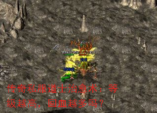 传奇私服道士治愈术:等级越高,回血越多吗? 传奇私服道士治愈术:等级越高,回血越多吗?