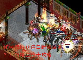 如何快速获得白野猪装备?1.76精品传奇攻略 如何快速获得白野猪装备?1.76精品传奇攻略