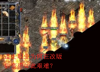 道士职业为何在改版后变得如此艰难? 道士职业为何在改版后变得如此艰难?