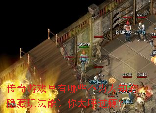 ������Ϸ������Щ��Ϊ��֪�������淨����������񫣿