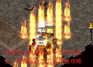 如何成为黄金裁决中的传奇战士?掌握辉煌之刃的终极攻略 如何成为黄金裁决中的传奇战士?掌握辉煌之刃的终极攻略