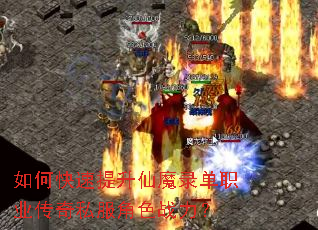 如何快速提升仙魔录单职业传奇私服角色战力? 如何快速提升仙魔录单职业传奇私服角色战力?