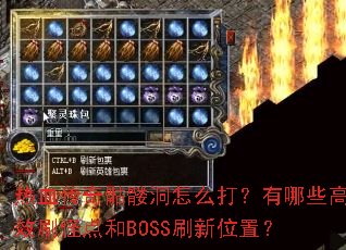 ��Ѫ�������ö���ô������Щ��Чˢ�ֵ��BOSSˢ��λ�ã�